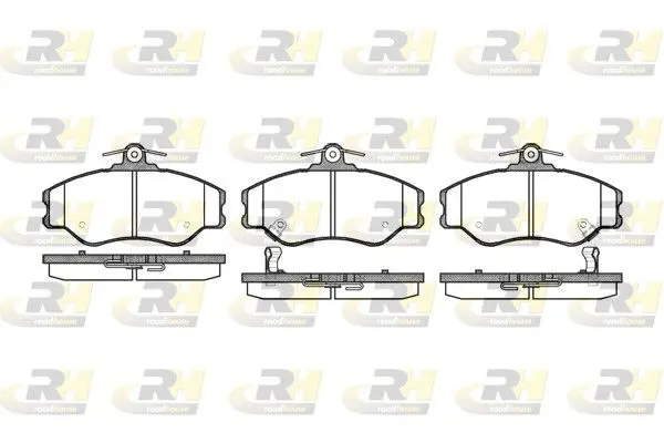 Handler.Part Brake pad set, disc brake ROADHOUSE 249402 1