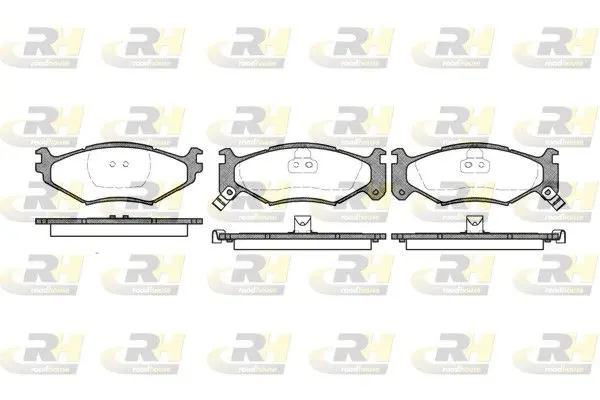 Handler.Part Brake pad set, disc brake ROADHOUSE 248302 1