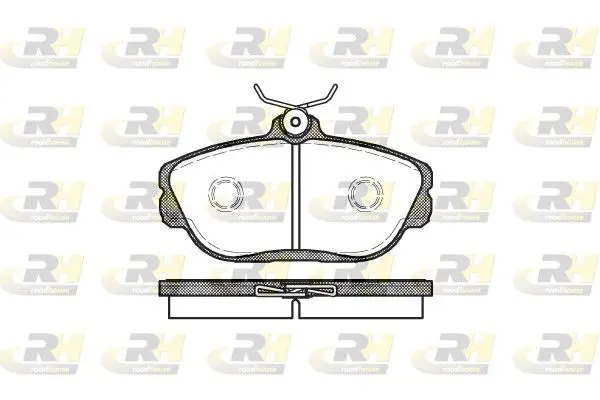 Handler.Part Brake pad set, disc brake ROADHOUSE 245300 1