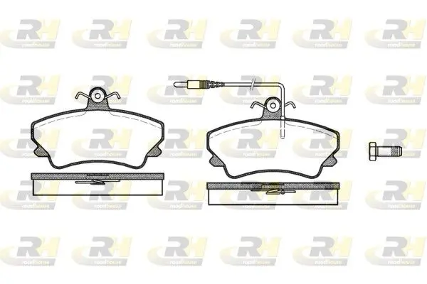 Handler.Part Brake pad set, disc brake ROADHOUSE 240912 1