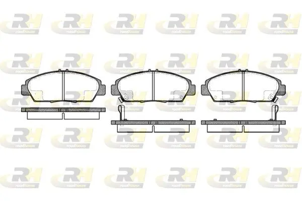 Handler.Part Brake pad set, disc brake ROADHOUSE 240602 1