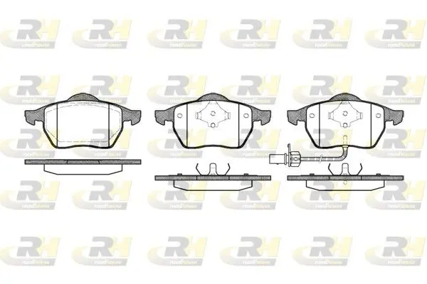 Handler.Part Brake pad set, disc brake ROADHOUSE 239011 1