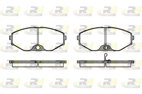 Handler.Part Brake pad set, disc brake ROADHOUSE 237502 1