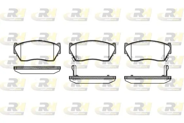 Handler.Part Brake pad set, disc brake ROADHOUSE 236402 1