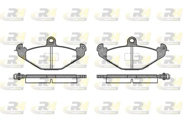 Handler.Part Brake pad set, disc brake ROADHOUSE 234510 1