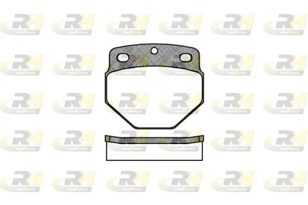 Handler.Part Brake pad set, disc brake ROADHOUSE 232700 1