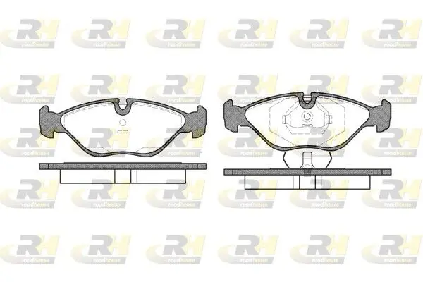 Handler.Part Brake pad set, disc brake ROADHOUSE 231900 1