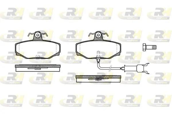 Handler.Part Brake pad set, disc brake ROADHOUSE 230412 1