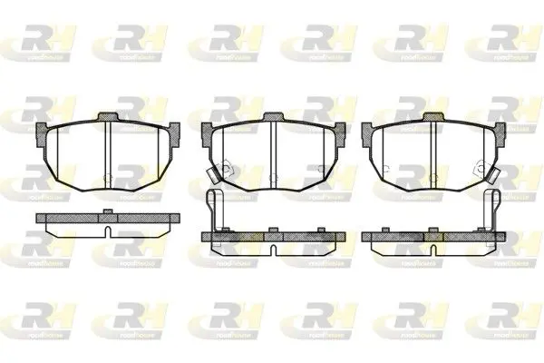 Handler.Part Brake pad set, disc brake ROADHOUSE 229432 1