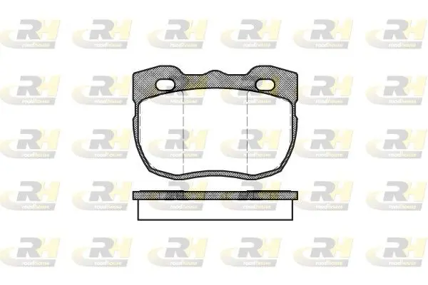 Handler.Part Brake pad set, disc brake ROADHOUSE 226700 1