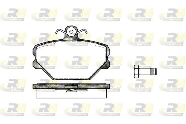 Handler.Part Brake pad set, disc brake ROADHOUSE 226400 1