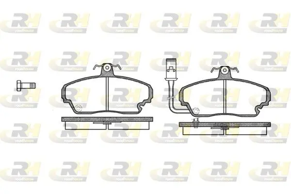 Handler.Part Brake pad set, disc brake ROADHOUSE 225201 1