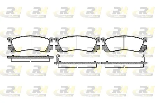 Handler.Part Brake pad set, disc brake ROADHOUSE 224802 1