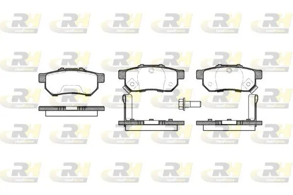 Handler.Part Brake pad set, disc brake ROADHOUSE 223352 1