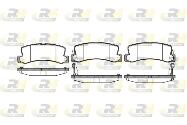 Handler.Part Brake pad set, disc brake ROADHOUSE 221422 1