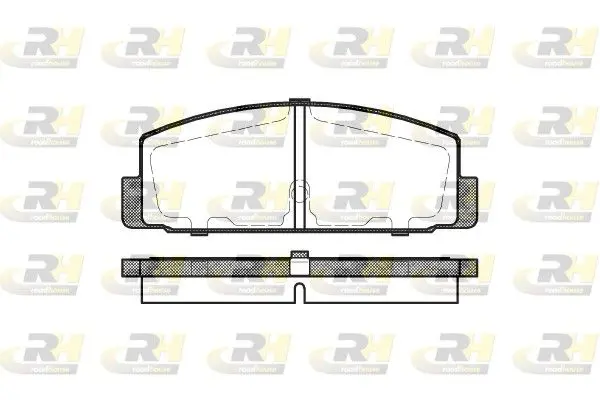 Handler.Part Brake pad set, disc brake ROADHOUSE 217930 1