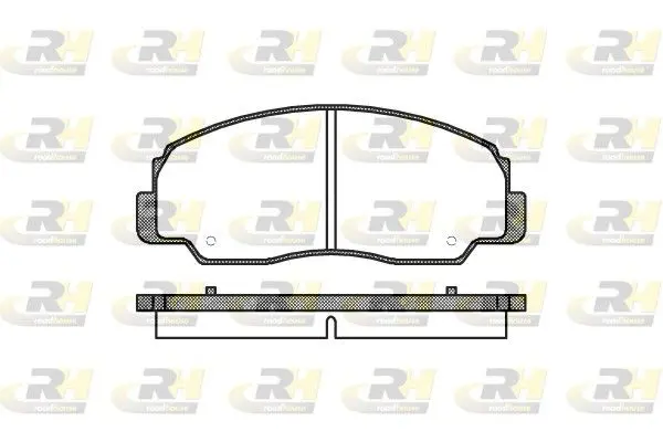 Handler.Part Brake pad set, disc brake ROADHOUSE 217820 1