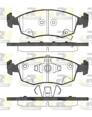 Handler.Part Brake pad set, disc brake ROADHOUSE 217272 1