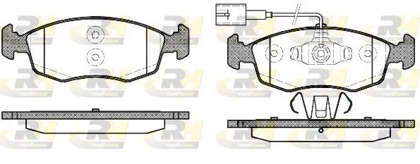 Handler.Part Brake pad set, disc brake ROADHOUSE 217252 1