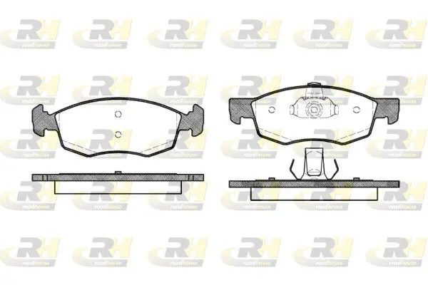 Handler.Part Brake pad set, disc brake ROADHOUSE 217230 1