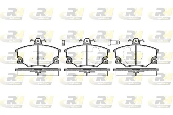 Handler.Part Brake pad set, disc brake ROADHOUSE 214680 1