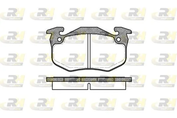 Handler.Part Brake pad set, disc brake ROADHOUSE 214480 1