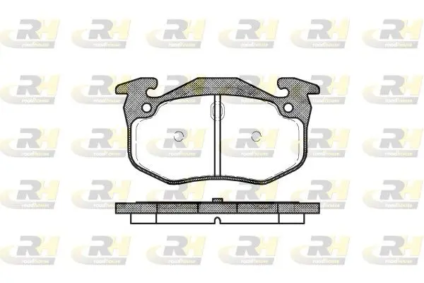 Handler.Part Brake pad set, disc brake ROADHOUSE 214406 1