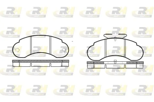 Handler.Part Brake pad set, disc brake ROADHOUSE 214200 1