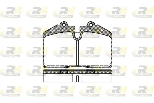 Handler.Part Brake pad set, disc brake ROADHOUSE 214050 1