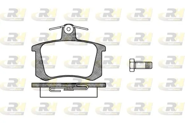 Handler.Part Brake pad set, disc brake ROADHOUSE 213520 1