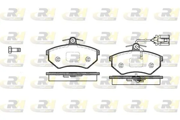 Handler.Part Brake pad set, disc brake ROADHOUSE 213462 1