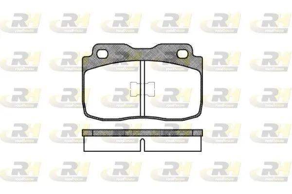 Handler.Part Brake pad set, disc brake ROADHOUSE 211400 1