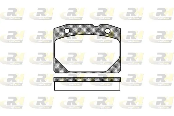 Handler.Part Brake pad set, disc brake ROADHOUSE 208000 1