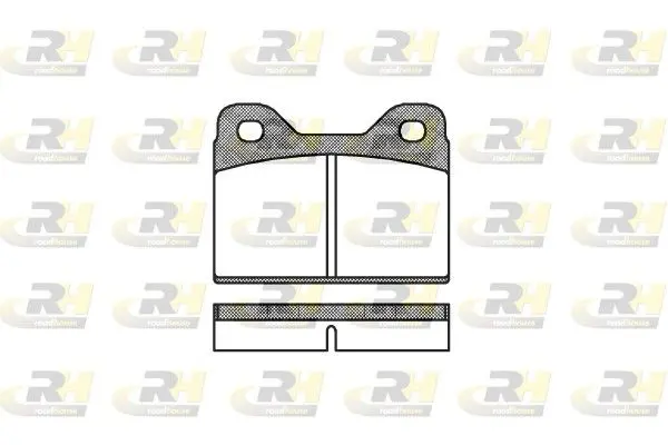 Handler.Part Brake pad set, disc brake ROADHOUSE 207300 1