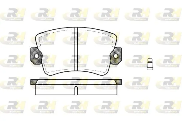 Handler.Part Brake pad set, disc brake ROADHOUSE 206102 1