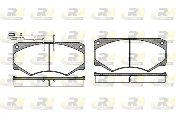 Handler.Part Brake pad set, disc brake ROADHOUSE 204704 1