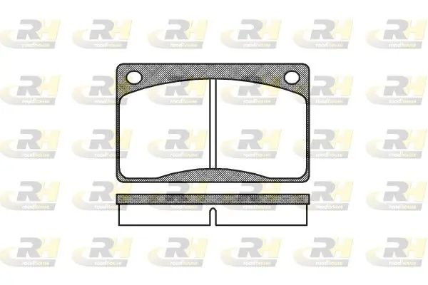 Handler.Part Brake pad set, disc brake ROADHOUSE 204230 1