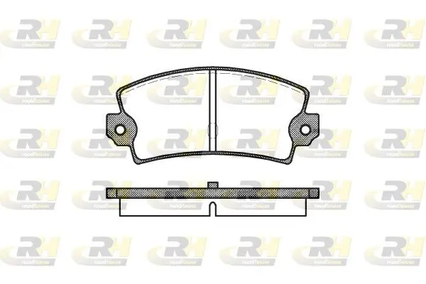 Handler.Part Brake pad set, disc brake ROADHOUSE 202140 1