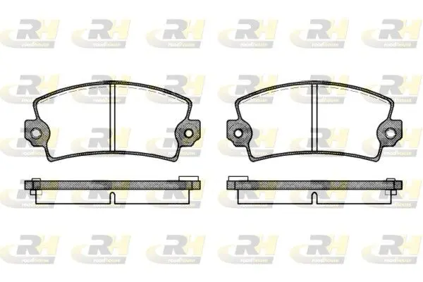 Handler.Part Brake pad set, disc brake ROADHOUSE 202116 1