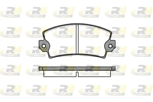 Handler.Part Brake pad set, disc brake ROADHOUSE 202100 1