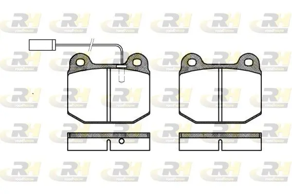 Handler.Part Brake pad set, disc brake ROADHOUSE 201421 1