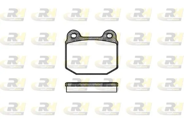 Handler.Part Brake pad set, disc brake ROADHOUSE 201420 1