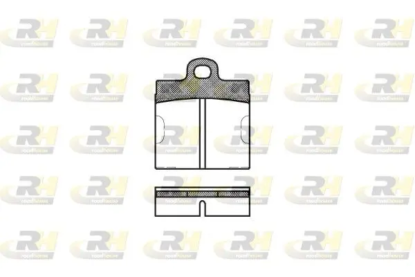 Handler.Part Brake pad set, disc brake ROADHOUSE 200900 1