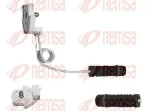 Handler.Part Warning contact, brake pad wear REMSA 001001 1