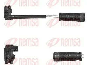 Handler.Part Warning contact, brake pad wear REMSA 001076 1