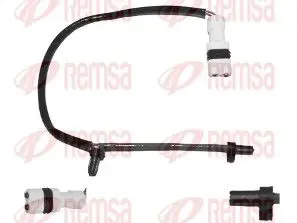 Handler.Part Warning contact, brake pad wear REMSA 001090 1