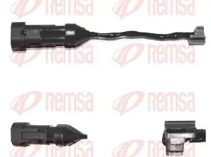 Handler.Part Warning contact, brake pad wear REMSA 001093 1