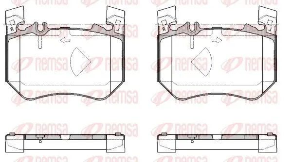 Handler.Part Brake hose REMSA 195300 1