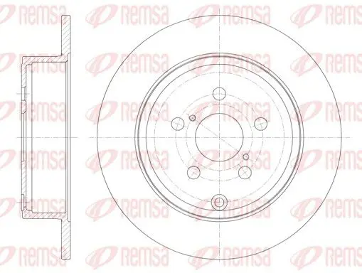 Handler.Part Brake disc REMSA 670000 1