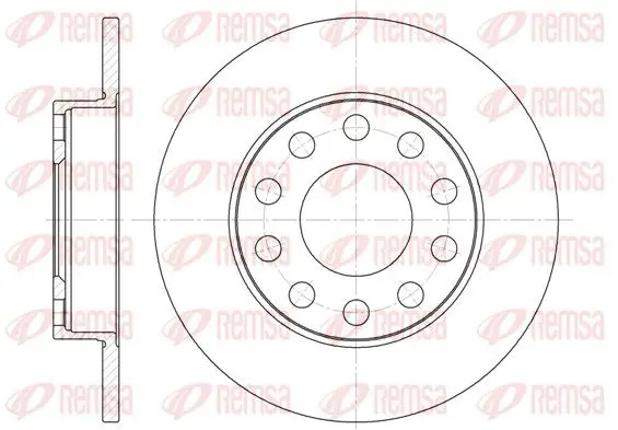 Handler.Part Brake disc REMSA 675300 1